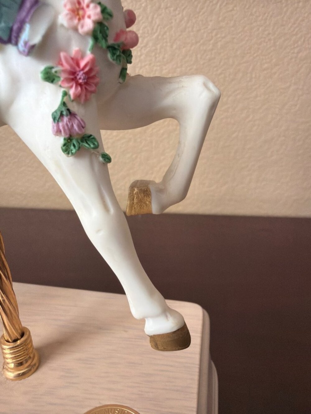 San Francisco Music Box English Garden Carousel Horse 1996 Ltd Ed 0377/4500 - Picture 12 of 16